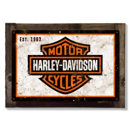 Details about   Harley Davidson 1913 Motorcycle Faux Leather Wall Plaque,Home Decor,Collectible 