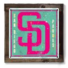 San Diego Padres City Connect Wall Art, Metal Sign