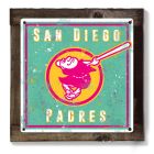 City Connect  San Diego Padres Wall Art, Swinging Friar, Metal Sign