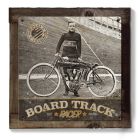 Indian Motorcycles, Board Track Racer Wall Art, Metal Sign, Optional Wood Frame