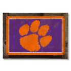 Clemson Tigers Wall Art, Rustic Metal Sign, Optional Rustic Wood Frame, College Teams, Mascots, and Sports, Free Shipping