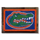 Florida Gators Wall Art, Rustic Metal Sign, Optional Rustic Wood Frame, College Teams, Mascots, and Sports, Free Shipping
