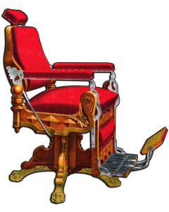 Kochs Barber Chair, Nostalgic, Plasma, 16 X 20 Inches