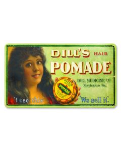 Dill's Pomade, Nostalgic, Plasma, 14 X 8 Inches