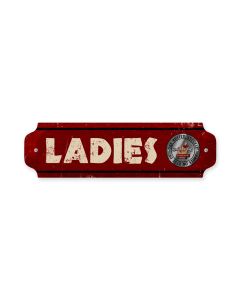 Ladies, Automotive, Door Push, 12 X 3 Inches