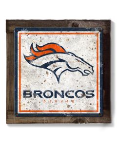 Denver Broncos Wall Art, Metal Sign, NFL