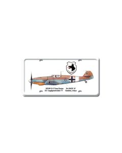 G-2 Trop Gustav, Aviation, License Plate, 6 X 12 Inches