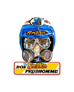 Don Prudhomme, Automotive, Helmet Metal Sign, 15 X 12 Inches