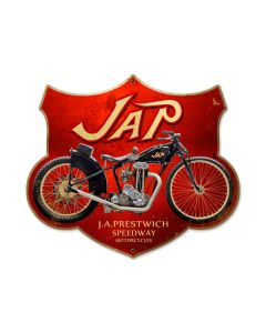 Jap Motorcycle, Motorcycle, Custom Metal Shape, 17 X 15 Inches