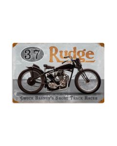 Basneys Rudge, Motorcycle, Vintage Metal Sign, 18 X 12 Inches
