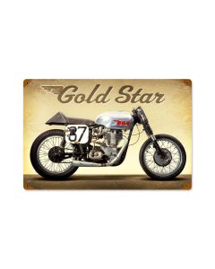 Goldstar, Motorcycle, Vintage Metal Sign, 18 X 12 Inches