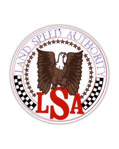 LSA, Automotive, Round Metal Sign, 14 X 14 Inches
