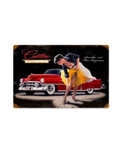 Smooth and Sensual, Pinup Girls, Vintage Metal Sign, 18 X 12 Inches