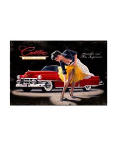 Smooth and Sensual, Pinup Girls, Metal Sign, 36 X 24 Inches