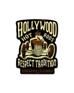 Roadster Respect, Automotive, Custom Metal Shape, 12 X 16 Inches