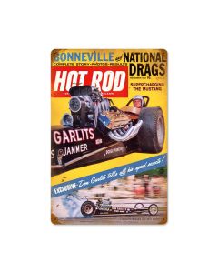 Garlits (Nov. 1964), Automotive, Vintage Metal Sign, 12 X 18 Inches