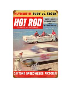Daytona, Automotive, Vintage Metal Sign, 16 X 24 Inches