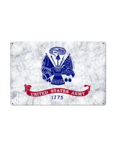 United States Army Flag, Armed Forces, Metal Sign, Optional Rustic Wood Frame, Wall Decor, Wall Art, Vintage, Rustic