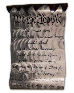 We The People Vintage Sign, New Products, Metal Sign, Wall Art, 12 X 26 Inches
