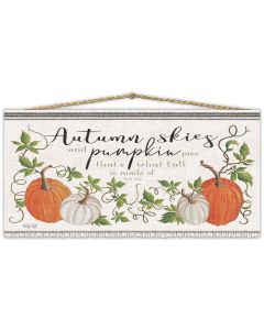 Autumn Skies, Home & Garden, Metal Sign, Wall Art, 26 X 16 Inches