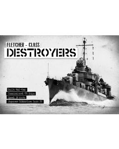 Fletcher Destroyers, Military, Metal Sign, Wall Art, 18 X 12 Inches