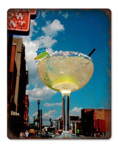 MARGARITA Vintage Sign, Food & Drink, Metal Sign, Wall Art, 12 X 15 Inches