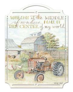 Tractor Some Call It The Vintage Sign, Home & Garden, Metal Sign, Wall Art, 14 X 18 Inches