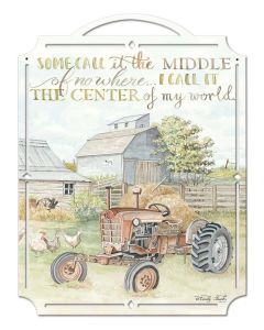 Tractor Some Call It The Vintage Sign, Home & Garden, Metal Sign, Wall Art, 19 X 25 Inches