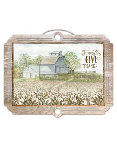 Barn Cotton In Everything Vintage Sign, Home & Garden, Metal Sign, Wall Art, 17 X 14 Inches
