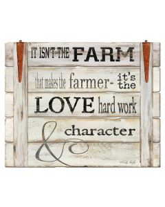 Sign It Isnt The Farmer Vintage Sign, Home & Garden, Metal Sign, Wall Art, 25 X 20 Inches