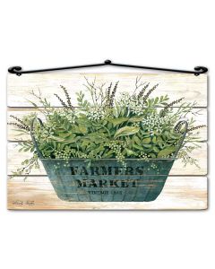 Gal Planter Farmer Market Vintage Sign, Home & Garden, Metal Sign, Wall Art, 18 X 13 Inches