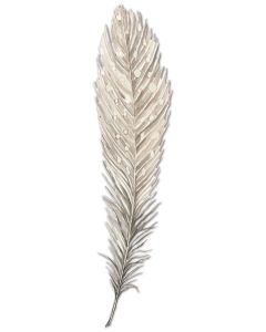 Feather 2 Vintage Sign, Home & Garden, Metal Sign, Wall Art, 10 X 40 Inches