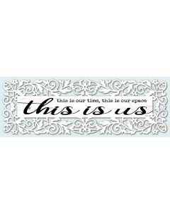 This Is Us Vintage Sign, Home & Garden, Metal Sign, Wall Art, 30 X 10 Inches