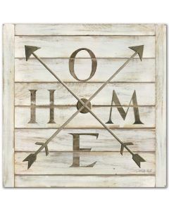 Home Home Arrows Vintage Sign, Home & Garden, Metal Sign, Wall Art, 17 X 17 Inches
