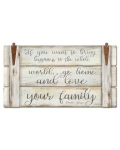 Sign Home If Yo Want Vintage Sign, Home & Garden, Metal Sign, Wall Art, 28 X 16 Inches