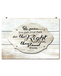 Insp Sec Be Sure 3D Vintage Sign, Home & Garden, Metal Sign, Wall Art, 18 X 14 Inches