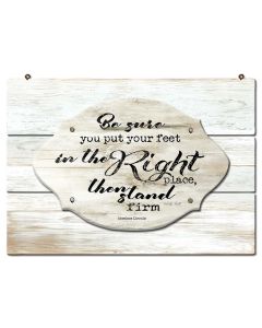 Insp Sec Be Sure 3D Vintage Sign, Home & Garden, Metal Sign, Wall Art, 25 X 20 Inches