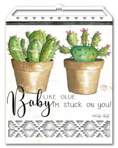 Succulent Pot Like Glue RT Vintage Sign, Home & Garden, Metal Sign, Wall Art, 14 X 18 Inches