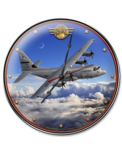C-130 Hercules, Automotive, Metal Sign, Wall Art, 14 X 14 Inches