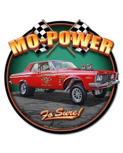 1963 Plymouth Gasser Vintage Sign, Automotive, Metal Sign, Wall Art, 16 X 16 Inches
