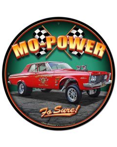 1963 Plymouth Gasser Vintage Sign, Automotive, Metal Sign, Wall Art, 28 X 28 Inches