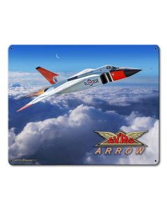 Avro Arrow Vintage Sign, Automotive, Metal Sign, Wall Art, 15 X 12 Inches