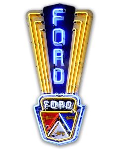 Ford Sign Vintage Sign, Automotive, Metal Sign, Wall Art, 11 X 23 Inches