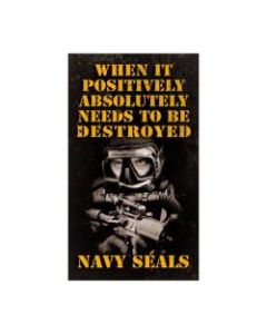 NSM001, Military, Metal Sign, Wall Art, 8 X 14 Inches
