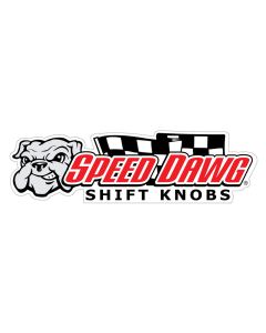SPEED DAWGS SHIFT KNOBS LOGO, Military, Metal Sign, Wall Art, 22 X 7 Inches