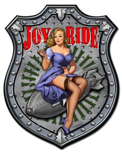 Joy Ride Vintage Sign, Other, Metal Sign, Wall Art, 18 X 24 Inches