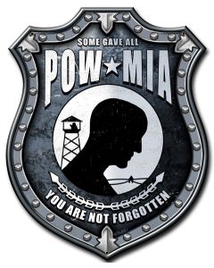 POW MIA Vintage Sign, Other, Metal Sign, Wall Art, 10 X 14 Inches