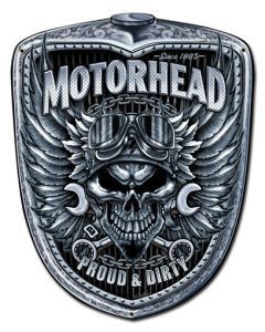 Motorhead Grill Vintage Sign, Other, Metal Sign, Wall Art, 20 X 24 Inches