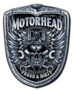 Motorhead Grill Vintage Sign, Other, Metal Sign, Wall Art, 15 X 18 Inches