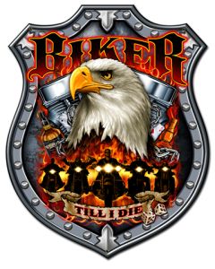 Biker Till I Die Vintage Sign, Other, Metal Sign, Wall Art, 24 X 30 Inches